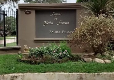 VENTA | TERRENO EN B° PRIVADO LOMAS DE YERBA BUENA.